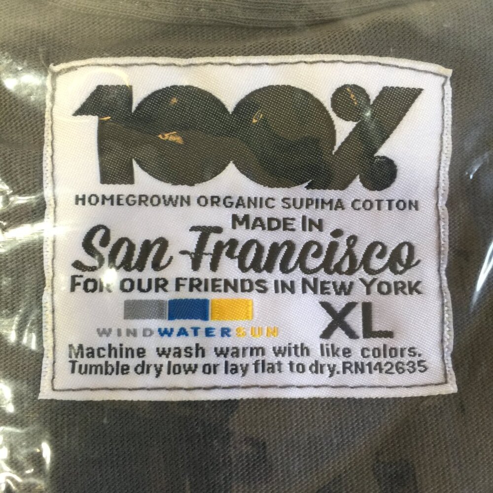 RARE Omar Richardson Artist Tee XL - NWT Organic Supima Cotton WindWaterSun